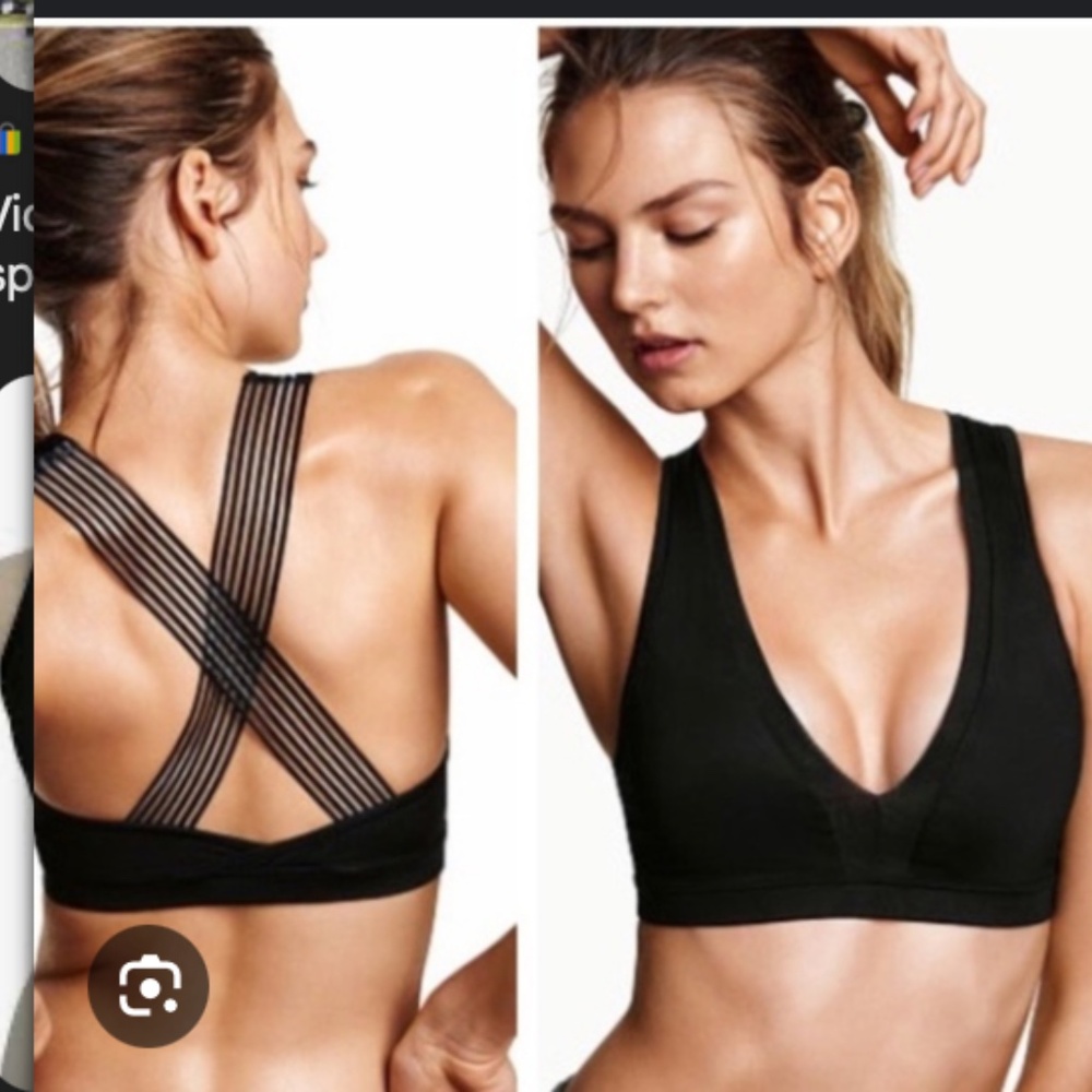 L | Translucent Strap Sports Bra
